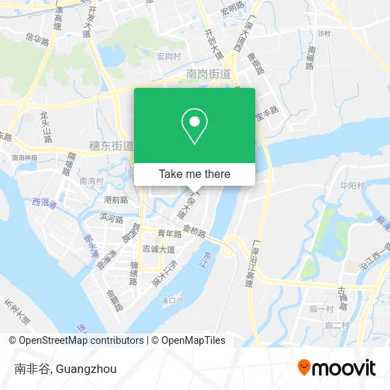 南非谷 map