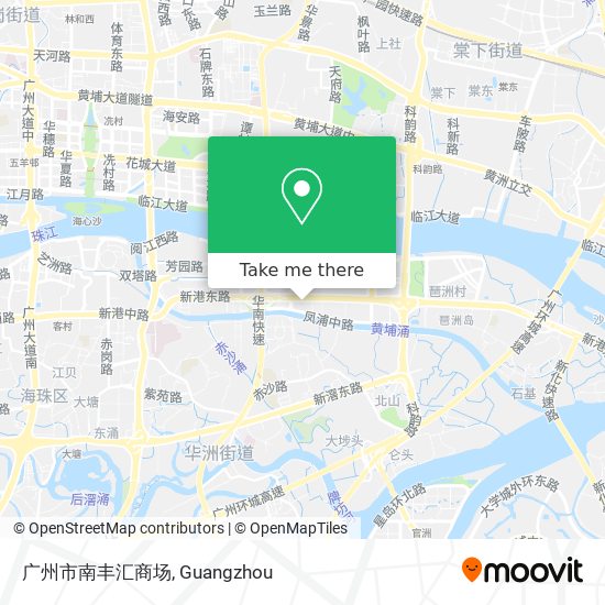 广州市南丰汇商场 map