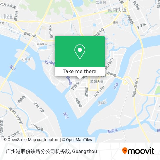 广州港股份铁路分公司机务段 map