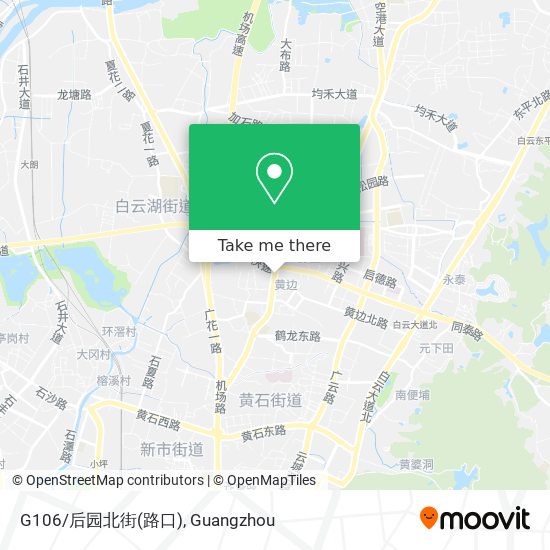 G106/后园北街(路口) map