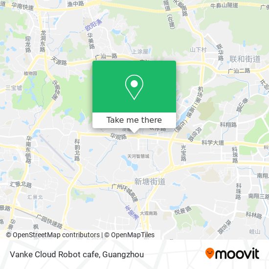 Vanke Cloud Robot cafe map