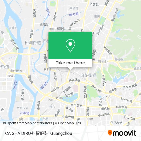 CA SHA DIRO外贸服装 map