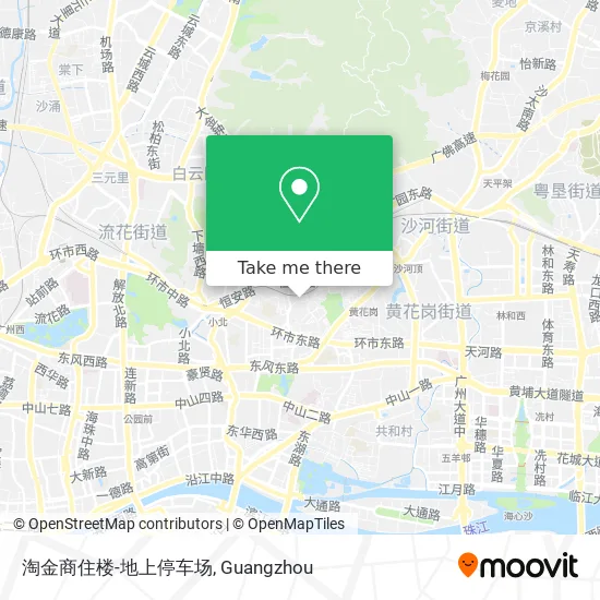 淘金商住楼-地上停车场 map