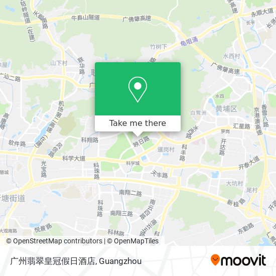 广州翡翠皇冠假日酒店 map