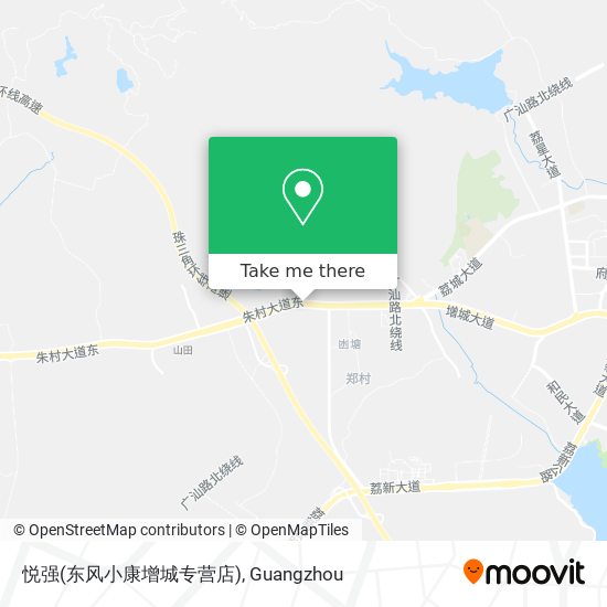 悦强(东风小康增城专营店) map