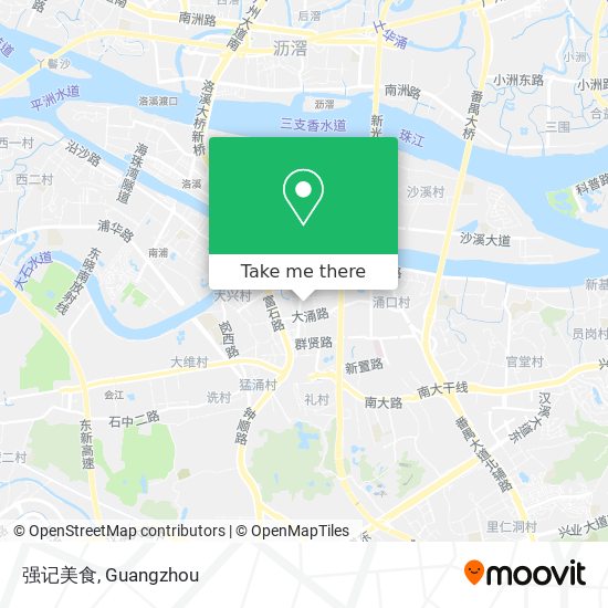 强记美食 map