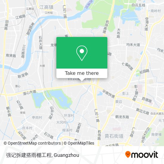 强记拆建搭雨棚工程 map