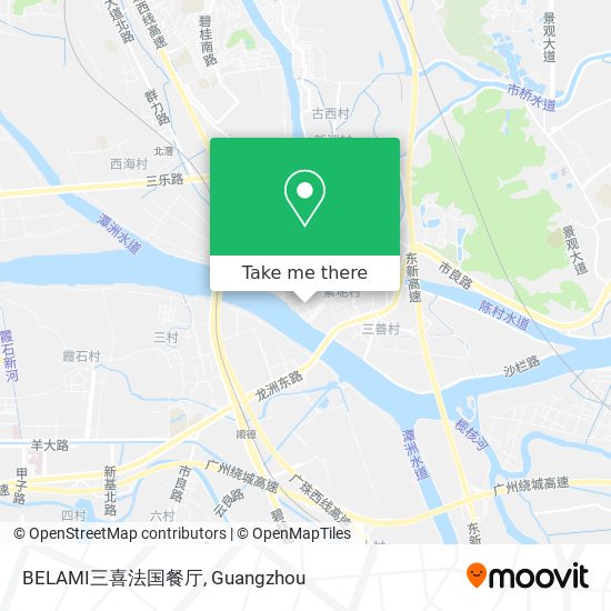 BELAMI三喜法国餐厅 map