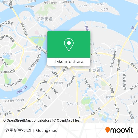 谷围新村-北2门 map