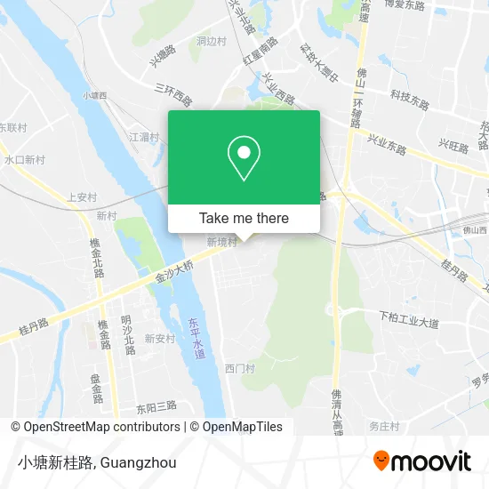 小塘新桂路 map