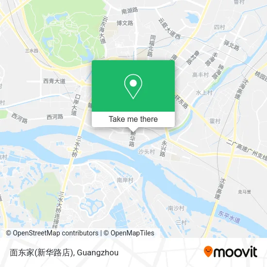 面东家(新华路店) map