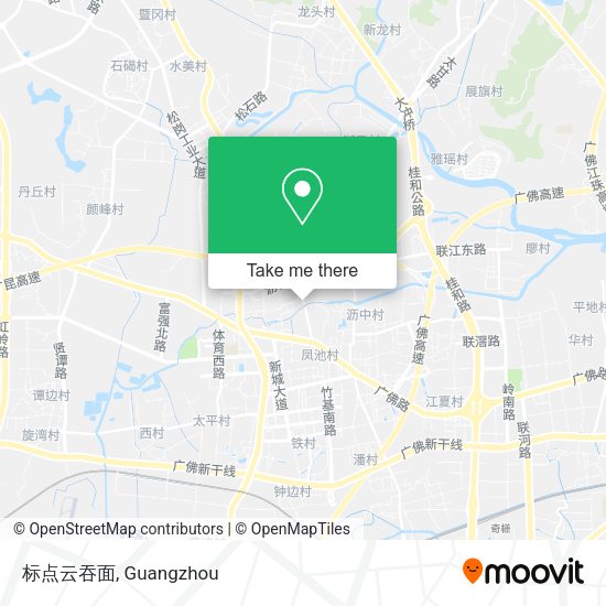 标点云吞面 map