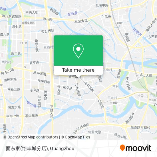 面东家(怡丰城分店) map