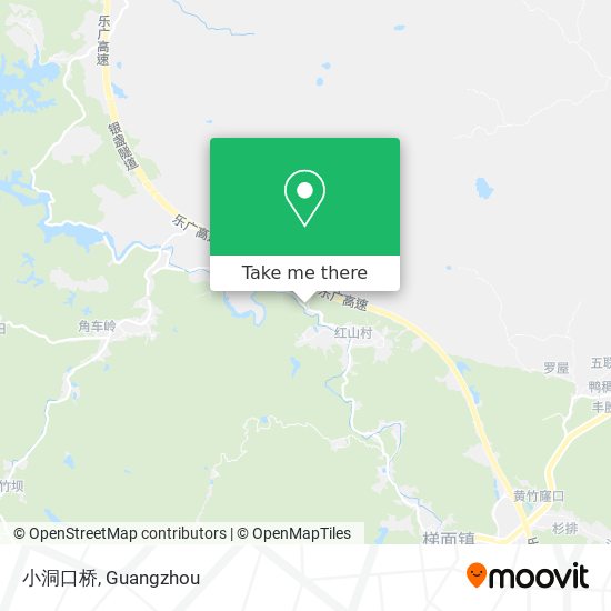 小洞口桥 map
