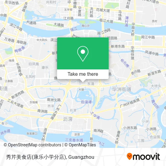 秀芹美食店(康乐小学分店) map