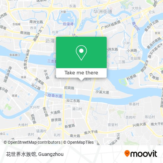 花世界水族馆 map