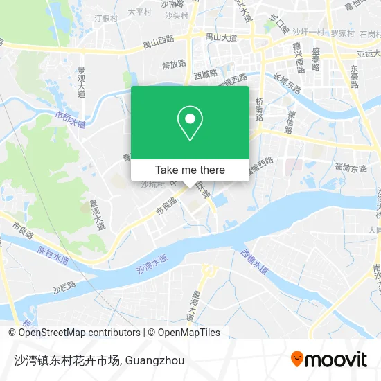 沙湾镇东村花卉市场 map