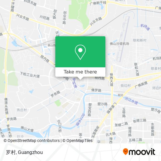 罗村 map