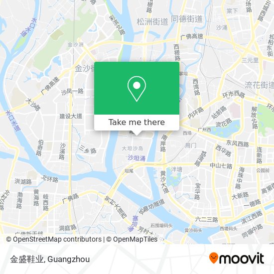 金盛鞋业 map