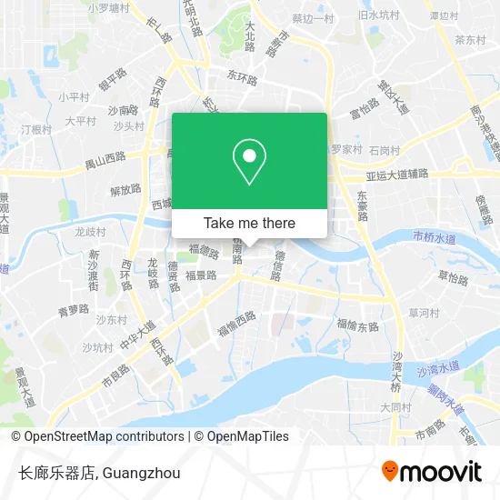 长廊乐器店 map