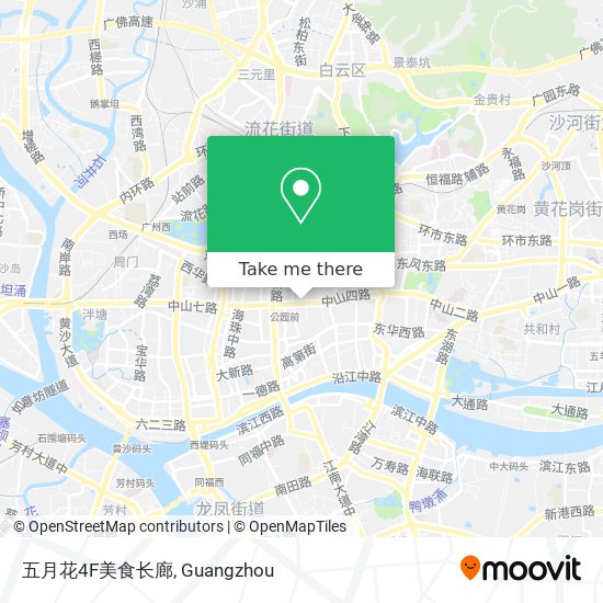 五月花4F美食长廊 map