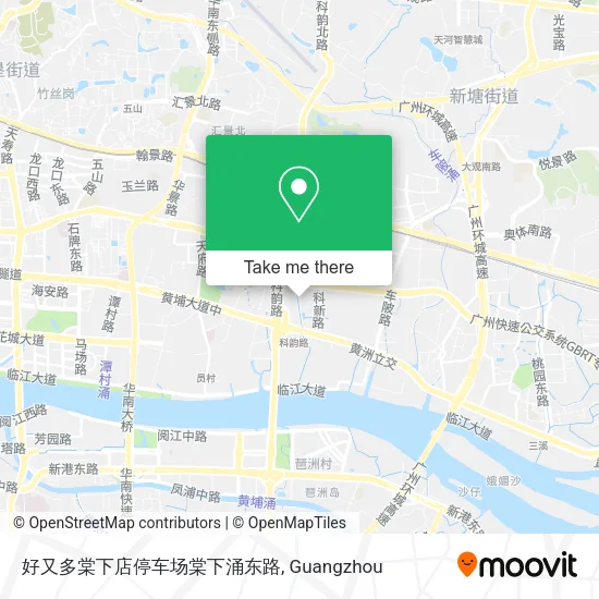 好又多棠下店停车场棠下涌东路 map