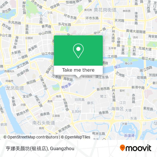 亨娜美颜坊(银禧店) map
