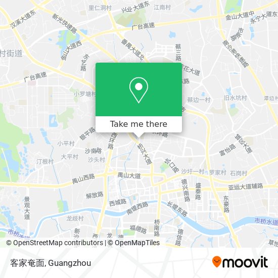 客家奄面 map