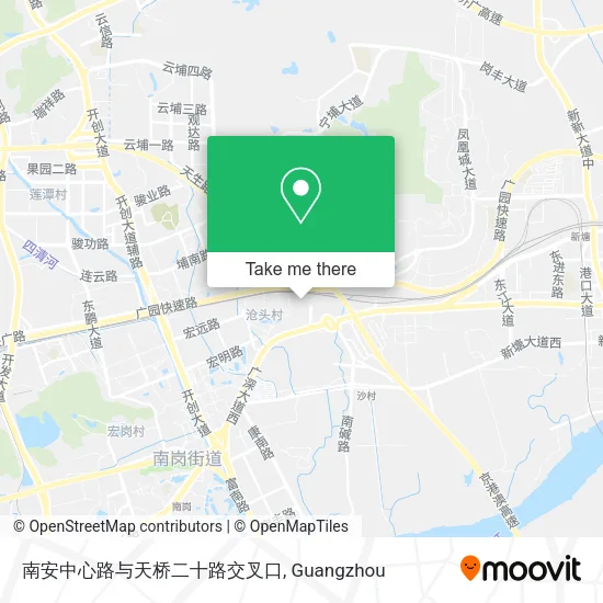 南安中心路与天桥二十路交叉口 map