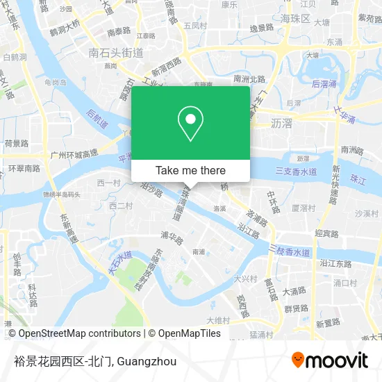 裕景花园西区-北门 map