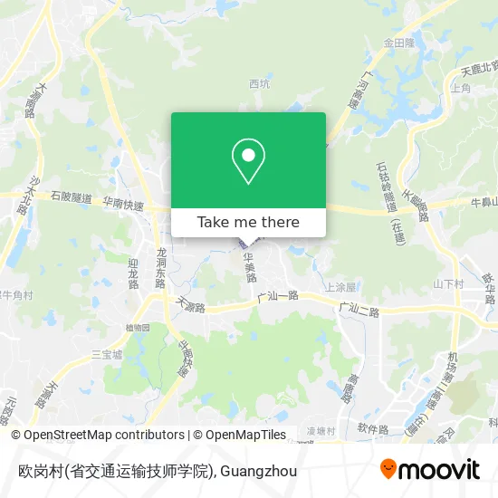 欧岗村(省交通运输技师学院) map