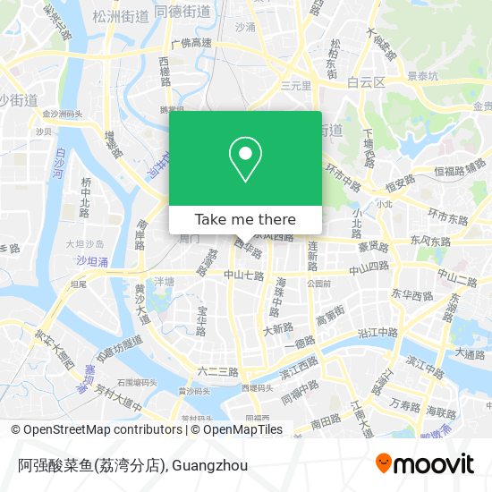 阿强酸菜鱼(荔湾分店) map