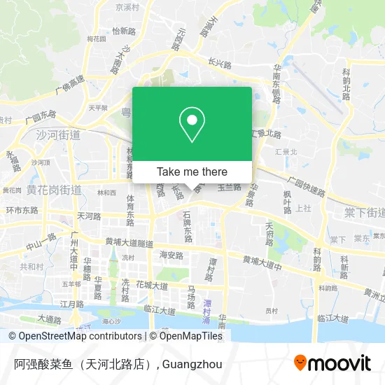 阿强酸菜鱼（天河北路店） map