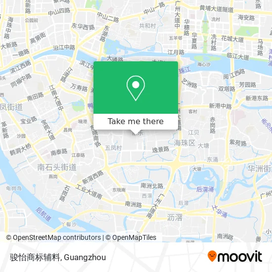 骏怡商标辅料 map