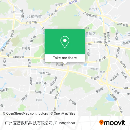 广州麦普数码科技有限公司 map