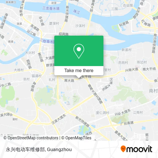 永兴电动车维修部 map