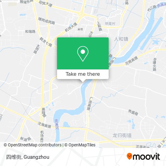 四维街 map
