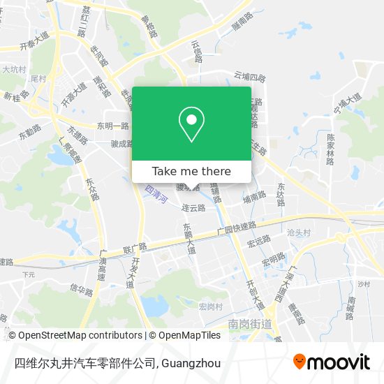 四维尔丸井汽车零部件公司 map