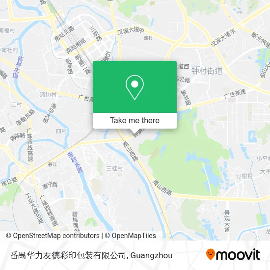 番禺华力友德彩印包装有限公司 map