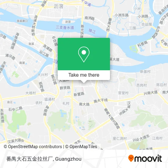 番禺大石五金拉丝厂 map