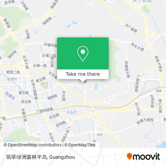 翡翠绿洲森林半岛 map