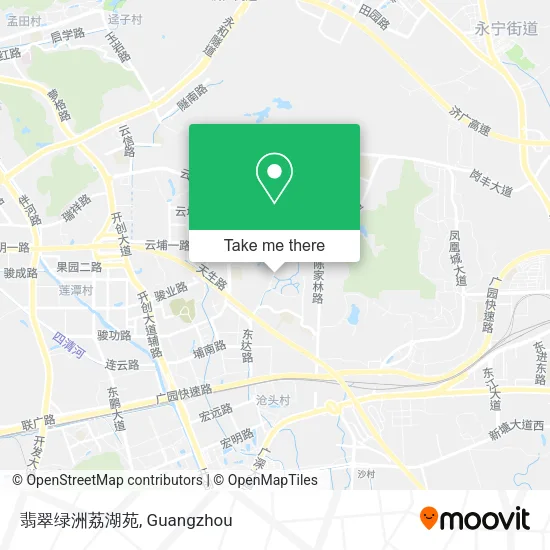 翡翠绿洲荔湖苑 map