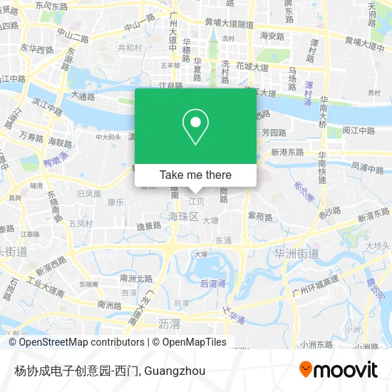 杨协成电子创意园-西门 map