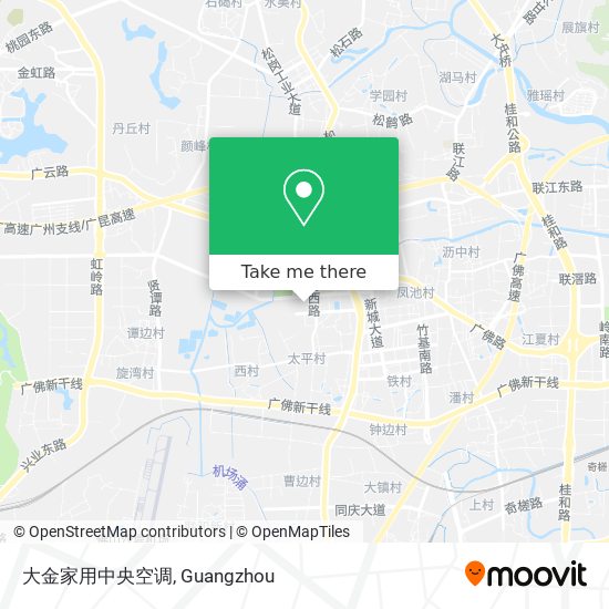 大金家用中央空调 map