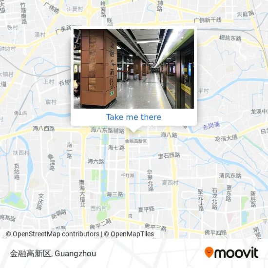金融高新区 map