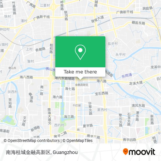 南海桂城金融高新区 map
