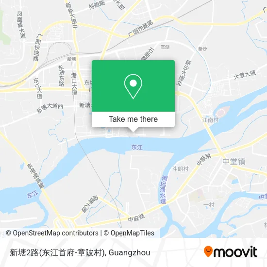 新塘2路(东江首府-章陂村) map