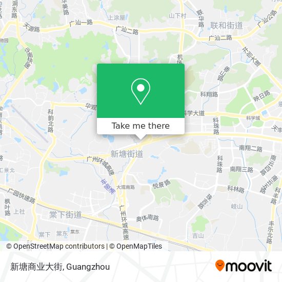 新塘商业大街 map