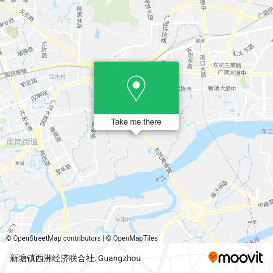 新塘镇西洲经济联合社 map