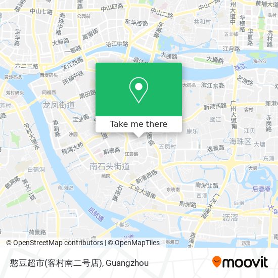 憨豆超市(客村南二号店) map